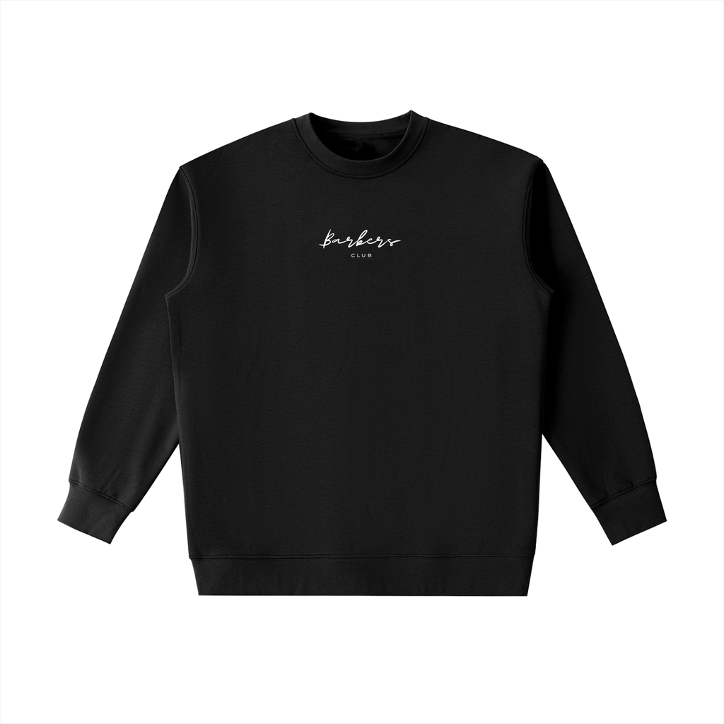 “BARBERS CLUB” ESSENTIAL HEAVYWEIGHT CREWNECK SWEATSHIRT