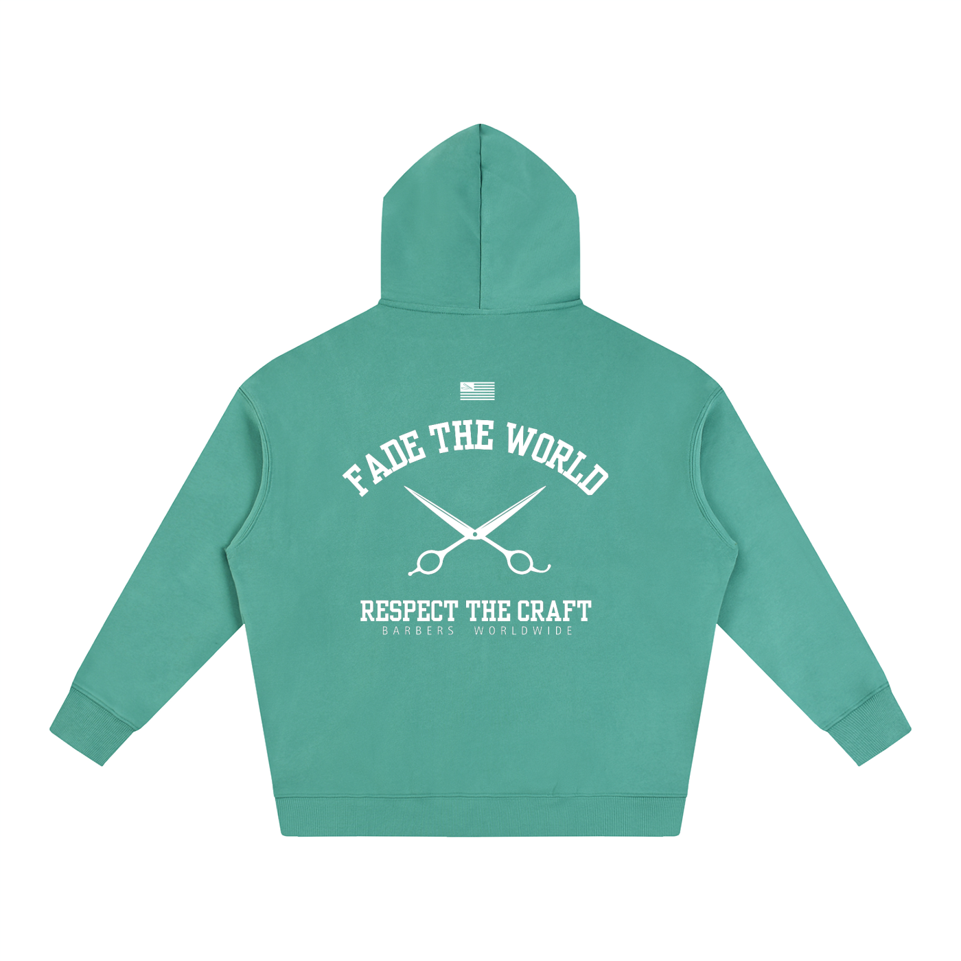 "BARBERS" OVERSIZED FLEECED HOODIE