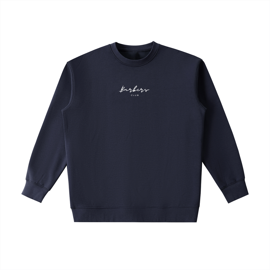 “BARBERS CLUB” ESSENTIAL HEAVYWEIGHT CREWNECK SWEATSHIRT