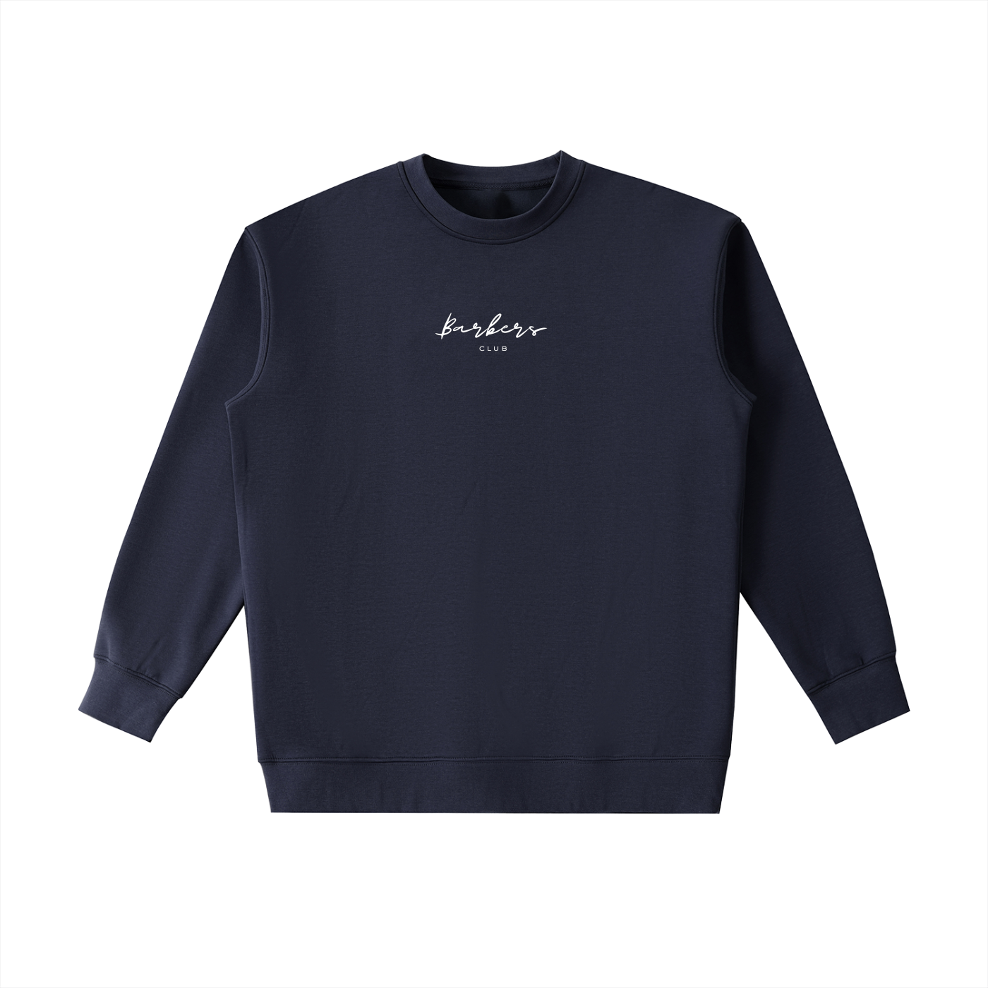 “BARBERS CLUB” ESSENTIAL HEAVYWEIGHT CREWNECK SWEATSHIRT