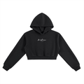 “BARBERS CLUB” ESSENTIAL CROPPED WOMENS HOODIE