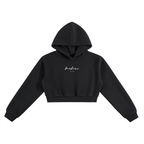 “BARBERS CLUB” ESSENTIAL CROPPED WOMENS HOODIE