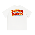 "BARBEROS DEL BARRIO" OVERSIZED T-SHIRT