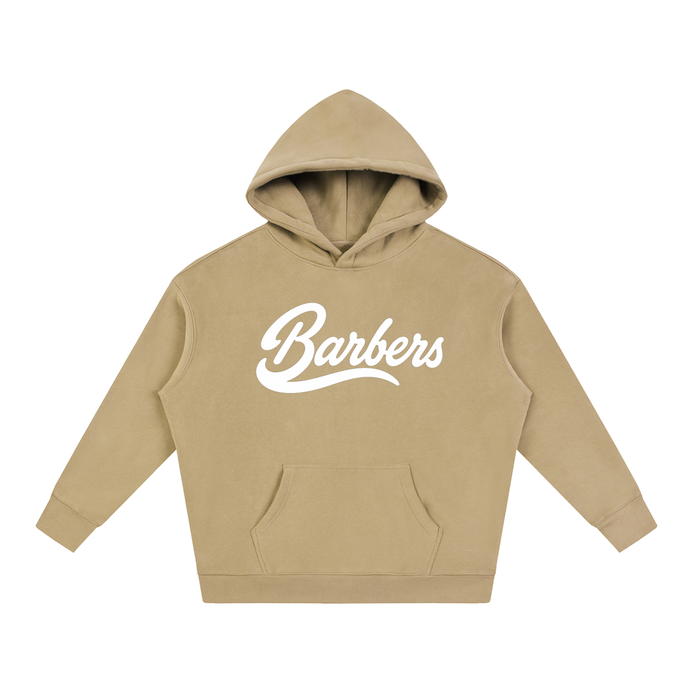 "BARBERS" OVERSIZED FLEECED HOODIE