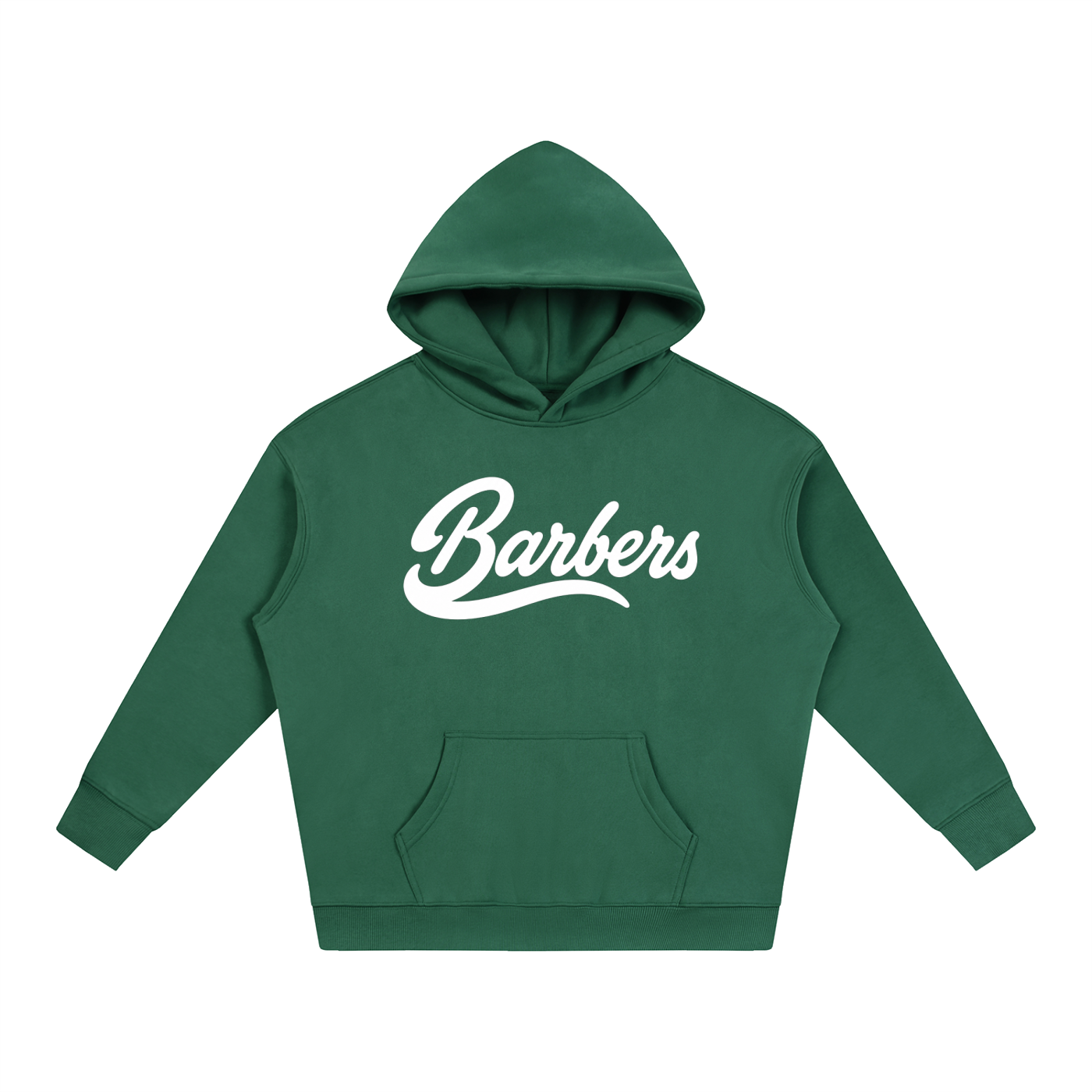"BARBERS" OVERSIZED FLEECED HOODIE
