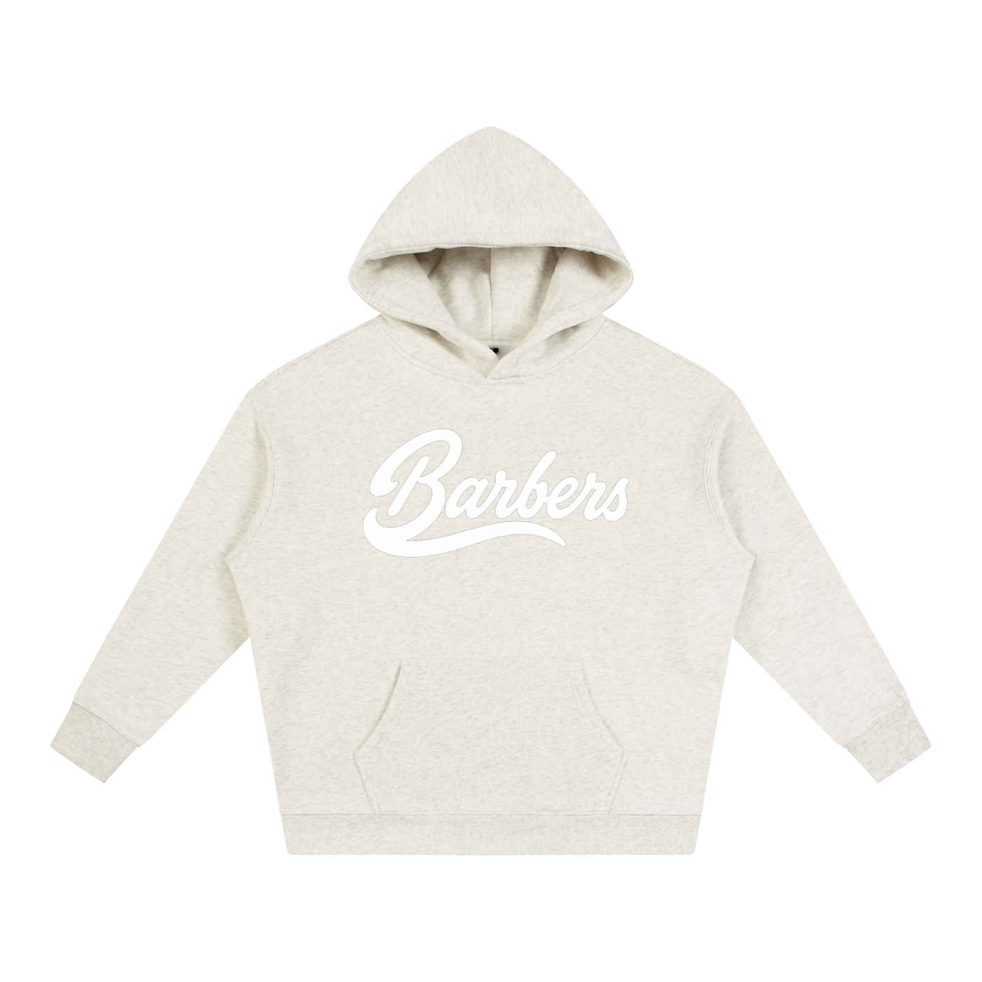 "BARBERS" OVERSIZED FLEECED HOODIE