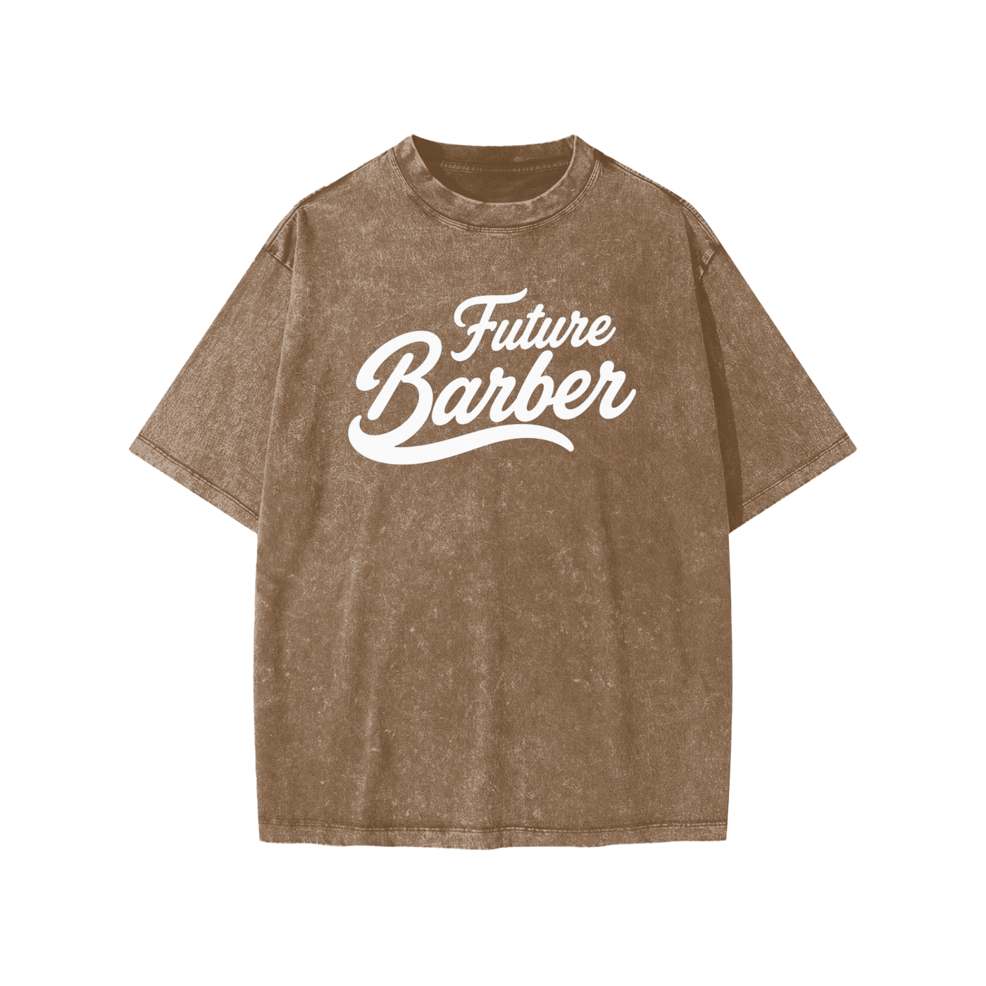 "FUTURE BARBER" SNOW WASHED KIDS T-SHIRT