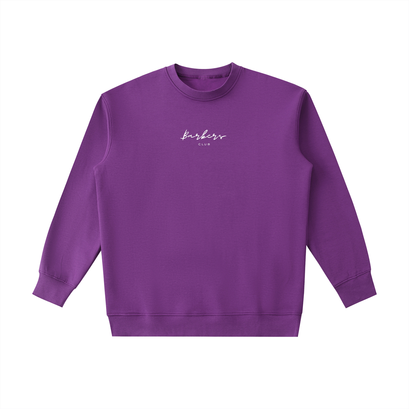 “BARBERS CLUB” ESSENTIAL HEAVYWEIGHT CREWNECK SWEATSHIRT