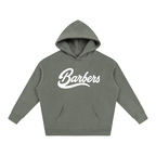 "BARBERS" OVERSIZED FLEECED HOODIE