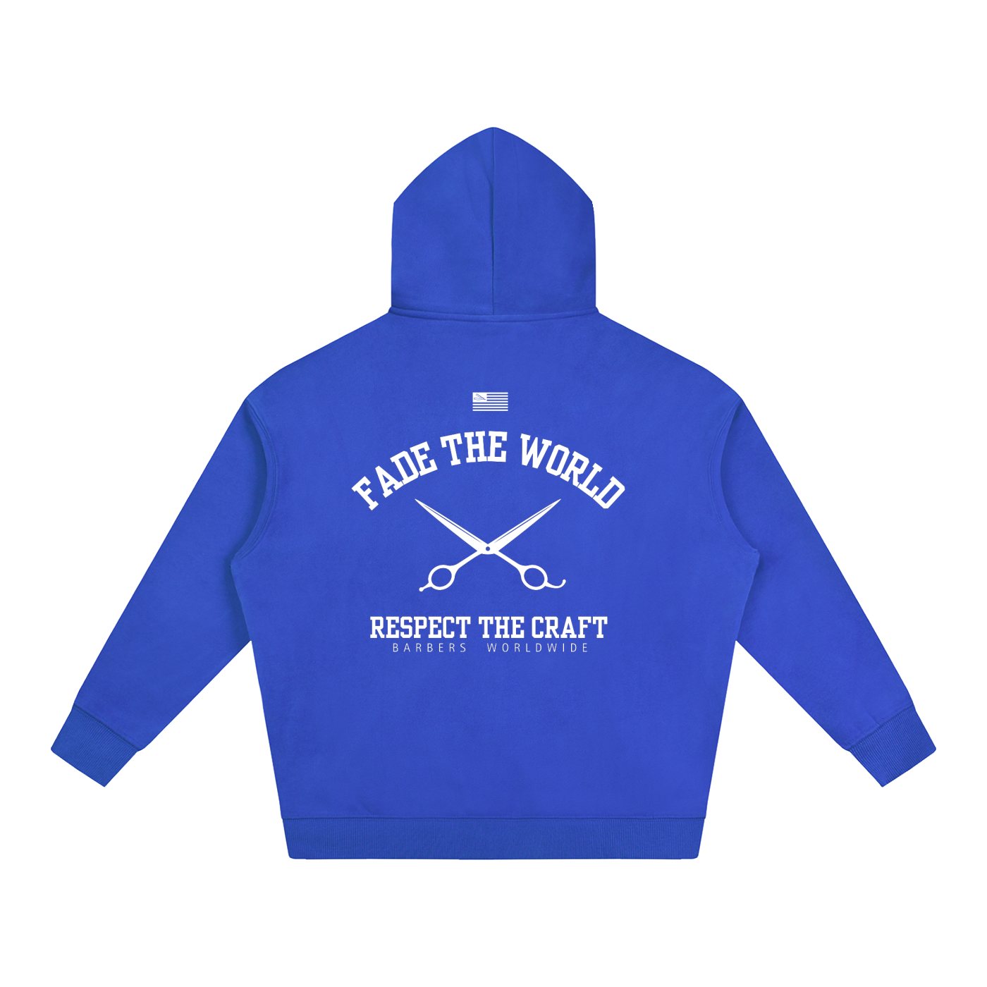 "BARBERS" OVERSIZED FLEECED HOODIE