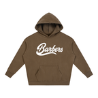 "BARBERS" OVERSIZED FLEECED HOODIE