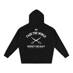 "BARBERS" OVERSIZED FLEECED HOODIE