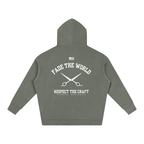 "BARBERS" OVERSIZED FLEECED HOODIE