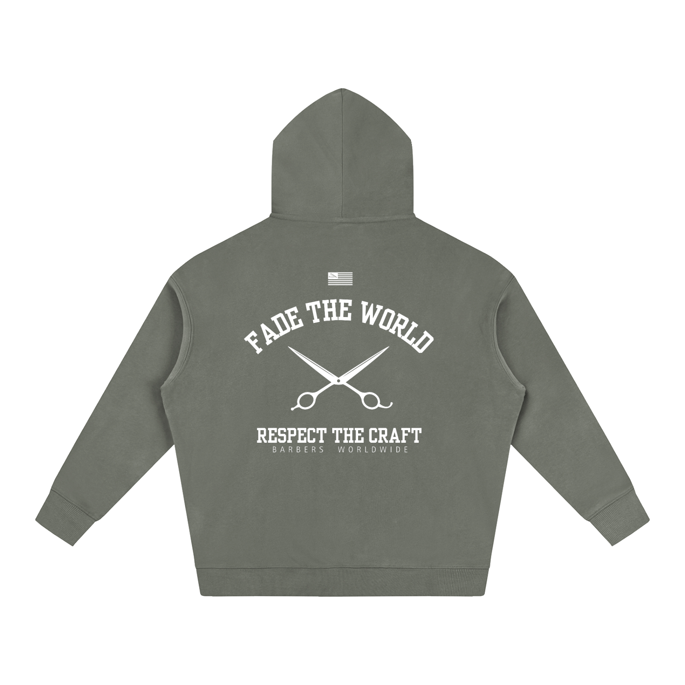 "BARBERS" OVERSIZED FLEECED HOODIE