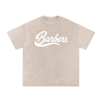 "BARBERS" SNOW WASHED OVERSIZED T-SHIRT