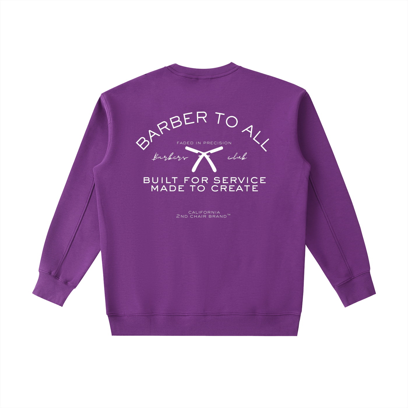 “BARBERS CLUB” ESSENTIAL HEAVYWEIGHT CREWNECK SWEATSHIRT