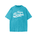 "FUTURE BARBER" SNOW WASHED KIDS T-SHIRT