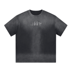 "BARBER ESSENTIALS" I SHAPED GRADIENT WASHED T-SHIRT