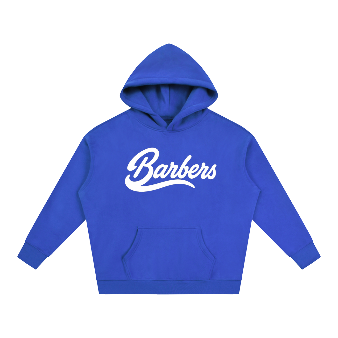 "BARBERS" OVERSIZED FLEECED HOODIE