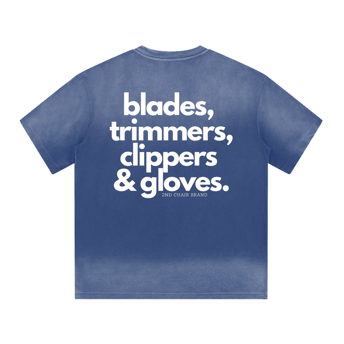 "BARBER ESSENTIALS" I SHAPED GRADIENT WASHED T-SHIRT