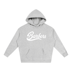 "BARBERS" OVERSIZED FLEECED HOODIE