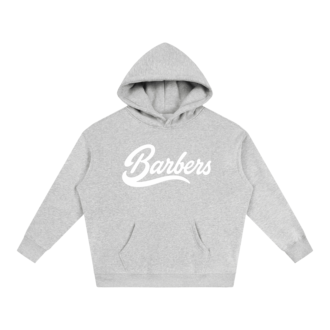"BARBERS" OVERSIZED FLEECED HOODIE