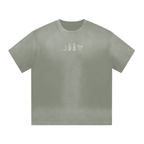 "BARBER ESSENTIALS" I SHAPED GRADIENT WASHED T-SHIRT