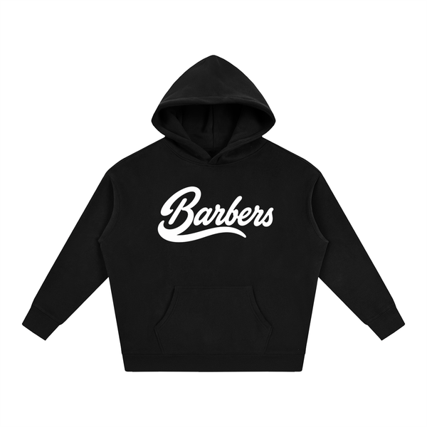 "BARBERS" OVERSIZED FLEECED HOODIE