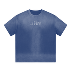 "BARBER ESSENTIALS" I SHAPED GRADIENT WASHED T-SHIRT