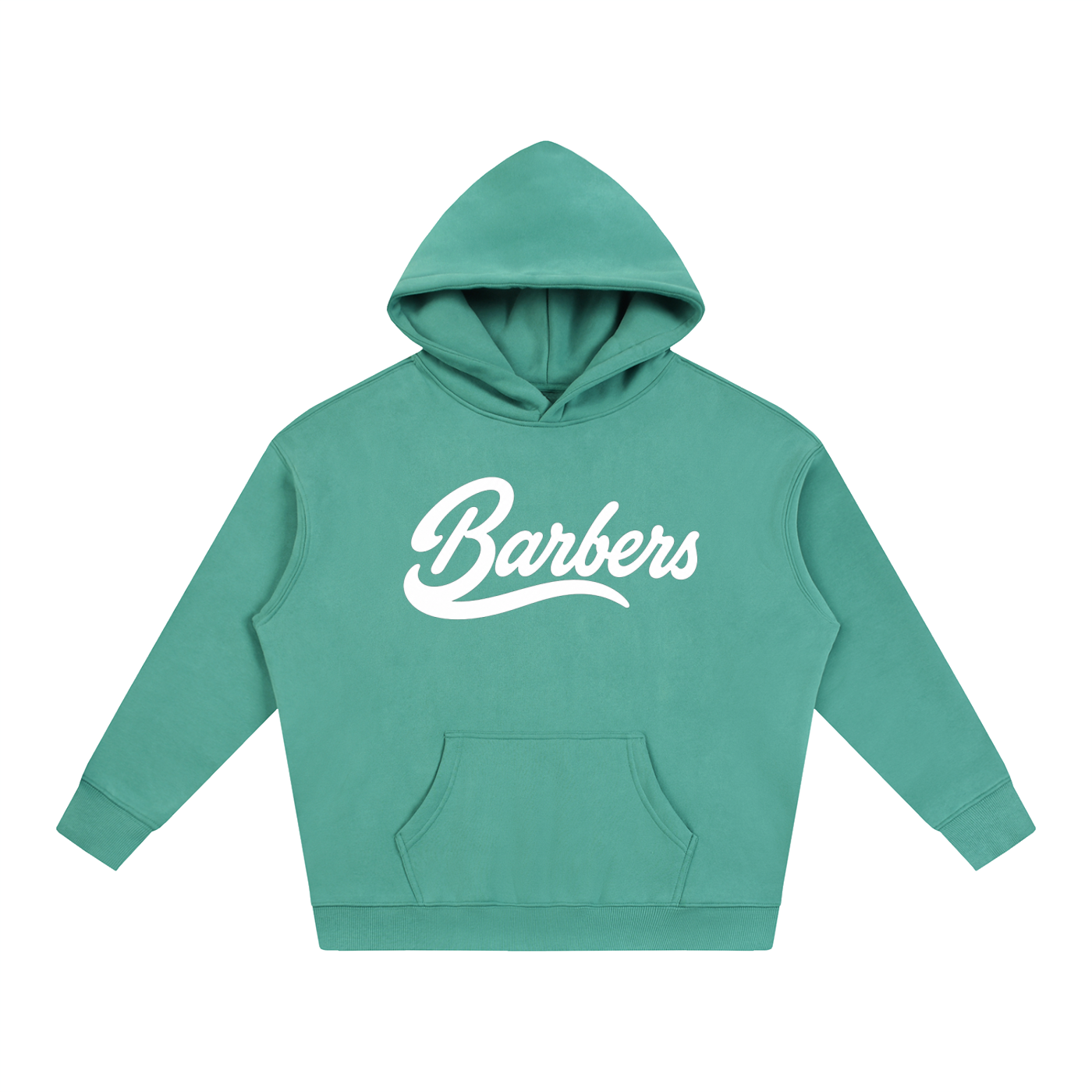 "BARBERS" OVERSIZED FLEECED HOODIE