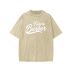 "FUTURE BARBER" SNOW WASHED KIDS T-SHIRT
